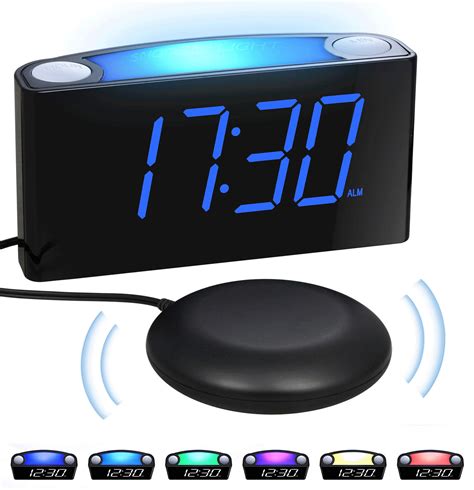 Buy Extra Loud Vibrating Alarm Clock With Bed Shakerdigital Bedroom