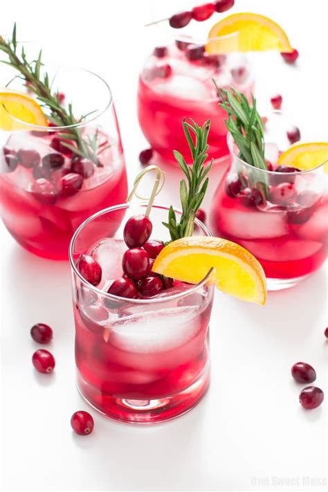 Cranberry Orange Bourbon Smash One Sweet Mess Ginger Ale Holiday