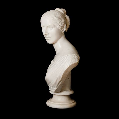Victorian Period Marble Bust Of A Lady By E H Baily Mayfair Gallery