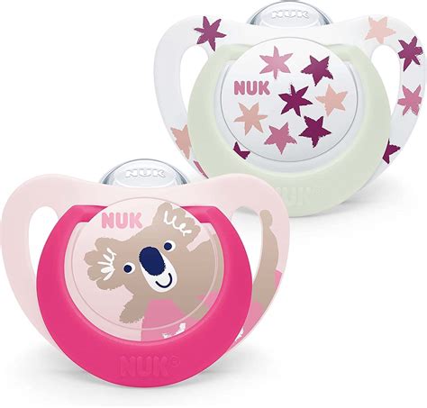 Nuk Star Night And Day Baby Pacifier 18 36 Months Glow In The Dark