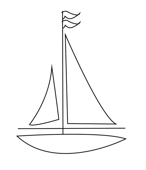 Sailboat Clipart Black And White 20 Free Cliparts Download Images On