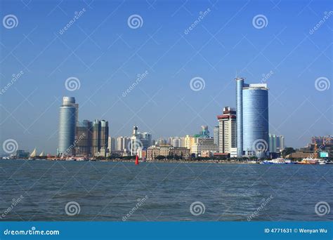 Scenery Of Xiamen Stock Image Image Of Glass Modern 4771631
