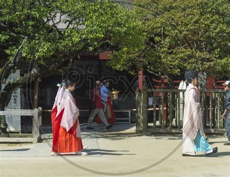 Image Of Bride Entrance Of Japanese Wedding In A Shrine Complex In Fukuoka EJ Picxy