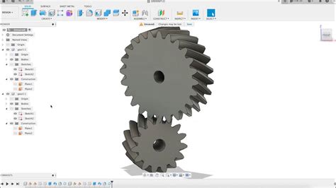 Screw Gear And Worm Gear Involute And Parametric Fusion 360 Youtube