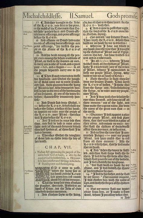 2 Samuel Chapter 7 Original 1611 Kjv