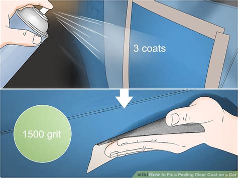 Getting a car completely repainted can cost hundreds of dollars, but fixing the problem can be done at home with a few steps that can save a lot of money. 3 Ways to Fix a Peeling Clear Coat on a Car - wikiHow