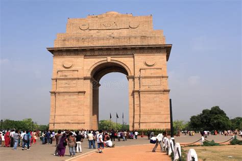 India Gate New Delhi India Editorial Stock Image Image Of