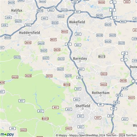 Map Barnsley Map Of Barnsley S36 8 And Practical Information