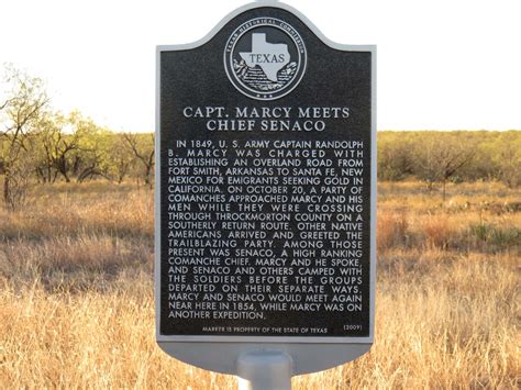 Texas Historical Commission Markers Near Comanche Crest Ranch