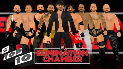 Top 10 Wwe Elimination Chamber Moments Wr3d Youtube