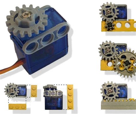 Servo Motor Adapted To Lego 4 Steps With Pictures Instructables