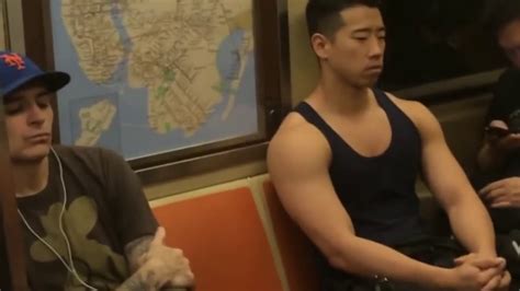 Hot Asian Dude On The Nyc Subway Youtube
