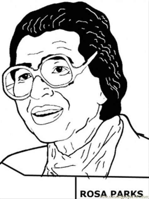 Rosa Parks Bus Coloring Pages Montgomery Bus Boycott Worksheet