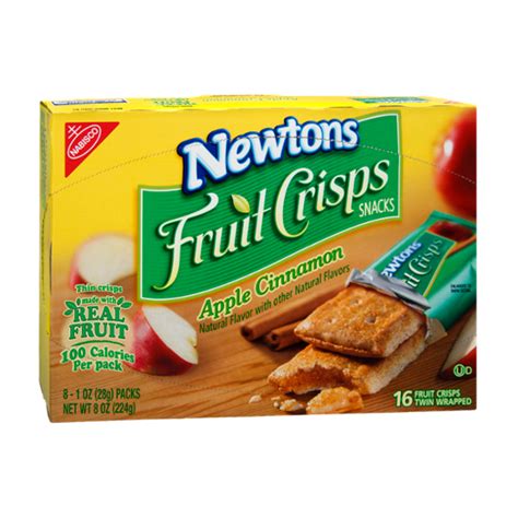 Nabisco Newtons Apple Cinnamon Fruit Crisps Snacks 8 Pk Reviews 2020