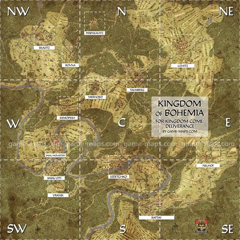 Kingdom Come Deliverance World Map Game