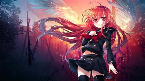 Red Haired Female Anime Character Wallpaper Hd Wallpaper Posted By