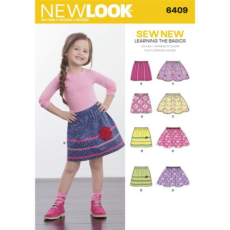 Find A Pattern For Childs Pull On Skirts At Simplicity Plus Many More