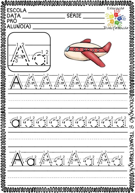 Alfabeto Alfabeto Grafomotor Para Trabalhar O Traçado Das Letras
