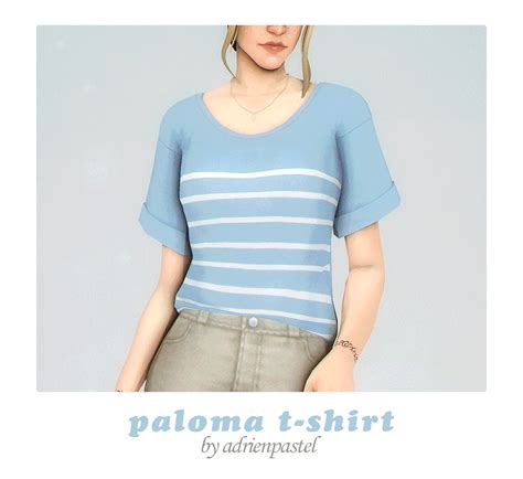 Adrienpastel — 📑 Paloma T Shirt · Base Game Compatible Female