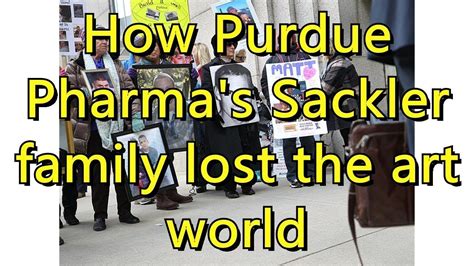 How Purdue Pharma's Sackler family lost the art world - YouTube