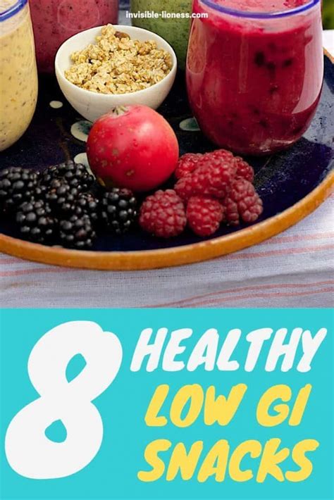 8 Low Gi Snacks For A Quick Energy Boost Low Glycemic Foods Low