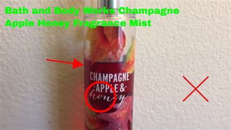How To Use Bath And Body Works Champagne Apple Honey Fragrance Mist Review Youtube