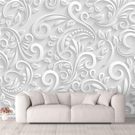 Wall26 3D Flowers Peel & Stick Wallpaper, 100x144 inches - Walmart.com