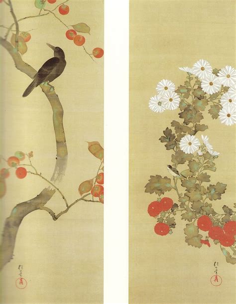 There Is A Genre In Traditional Japanese Painting Called 花鳥画 Kachou Ga