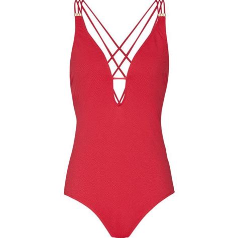 Reiss Harlot Plunge Front Swimsuit 3740 Uyu Liked On Polyvore