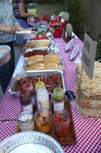 We had it at our house in the backyard. 40+ Super Ideas Backyard Bbq Party Menu Mason Jars # ...