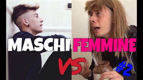 Maschi Vs Femmine 2 Differenze Youtube