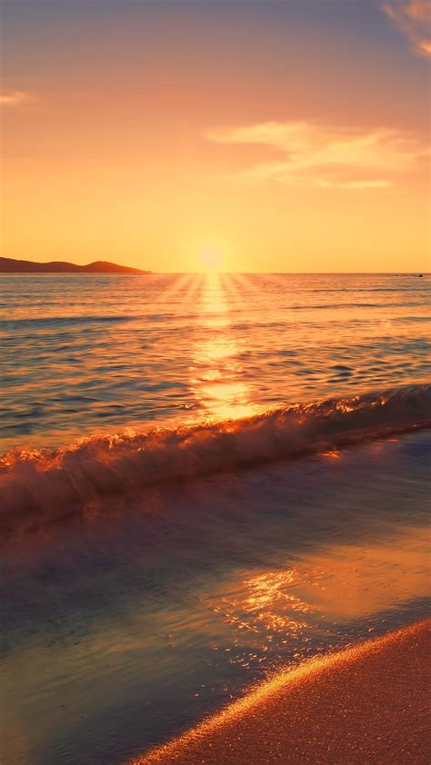 1080x1920 Sea Sunset Beach Sunlight Long Exposure 4k Iphone 76s6 Plus