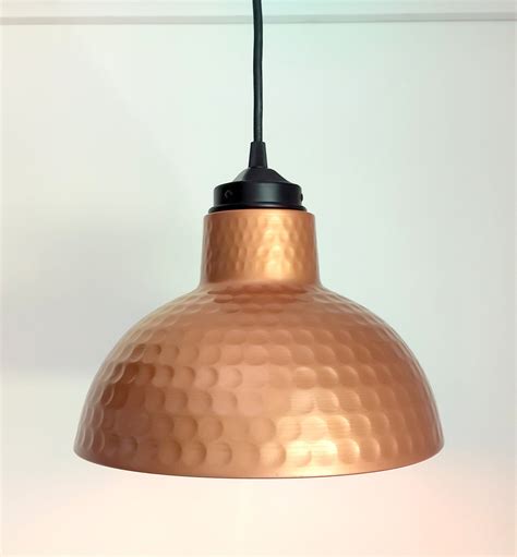 Hammered Copper Style Pendant Light Fixture The Lamp Goods Pendant