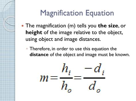 PPT - (10.3/10.4) Mirror and Magnification Equations PowerPoint Presentation - ID:5573772
