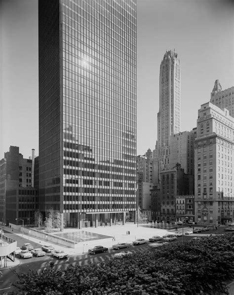 Seagram Building New York City Mies Van Der Rohe 1958 1014x1280