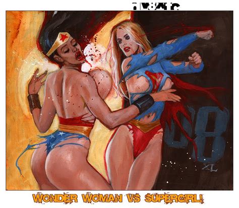 Shwann The Futuristic Samurai Dj Wonder Woman Vs Supergirl