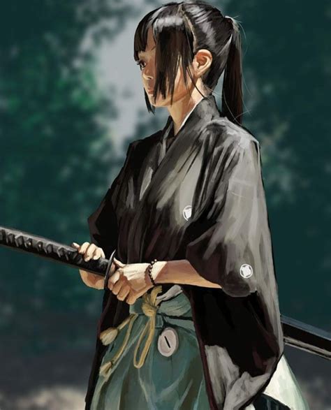 Pin By Veena On Weaponsweapons Illustrations Samurai Art Female