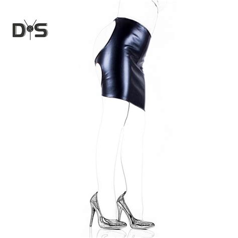 Buy Faux Leather Exposed Ass Bondage Skirt Dress Intimate Sex Toy Couple Game At Affordable