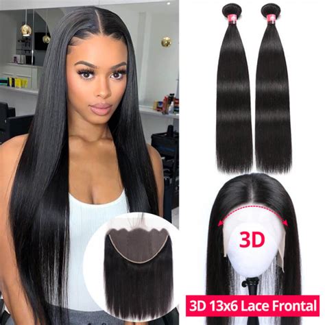 Straight Hair X Lace Frontal With Bundles West Kiss Hair