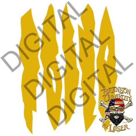 Bold Tiger Stripe Camo Stencil Digital Download Rifle Sized Svg Etsy