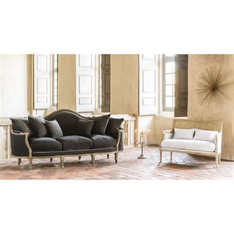 Meglio un divanetto 2 posti moderno o un modello dalle linee più classiche per il tuo ambiente? Divanetto 2 posti in lino bianco Casanova | Maisons du Monde