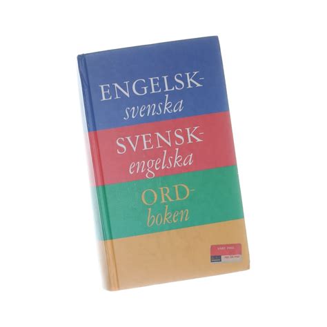 Bok Engelsk Svenska Ordboken Inbunde 409607648 ᐈ Sellpy På Tradera