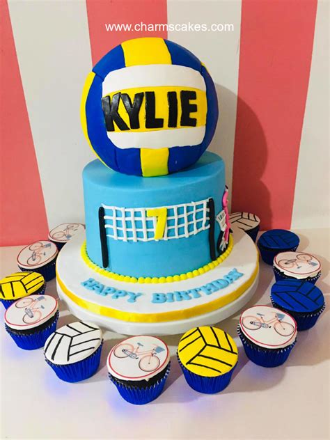 Kylie Volleyball Sports Theme Cake A Customize Sports Theme Cake