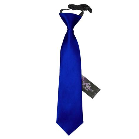Men S Plain Royal Blue Satin Tie