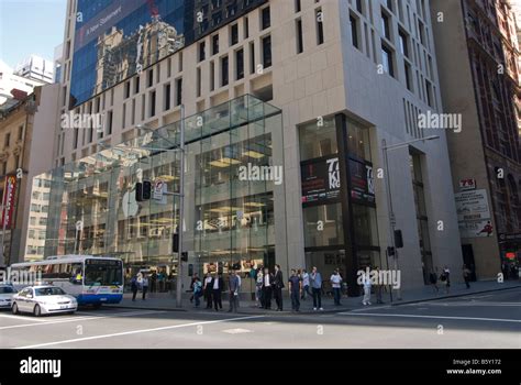 Apple Store In George Street In Sydney Which Opened In June 2008 Stock