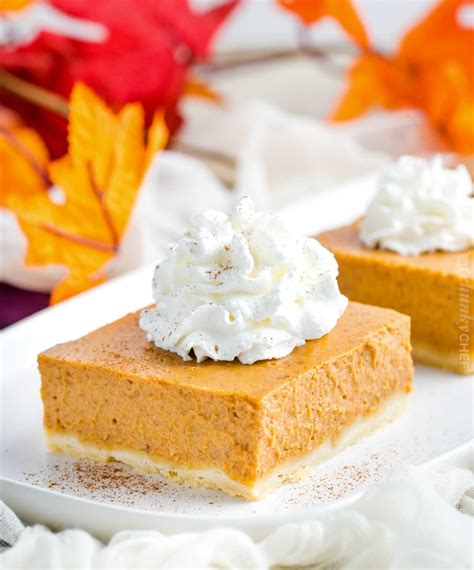 Pumpkin Pie Bars With Shortbread Crust The Chunky Chef