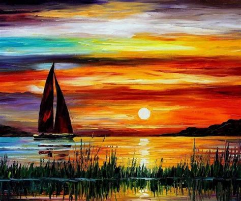Pin By Lyn Opiela On Natures Beauty Art Painting Sunset Painting Art