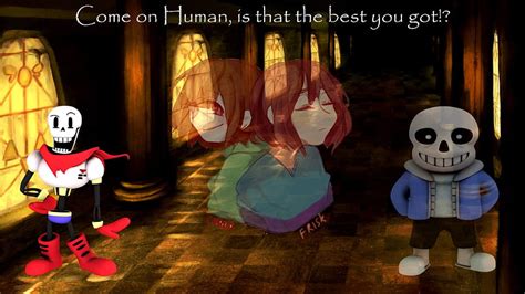 Undertale Stronger Than You Papyrus And Calebhyles Sans Vs Chara