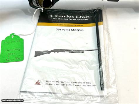New Charles Daly 20 ga pump 301 No CC Fees Economical Free Shipping no