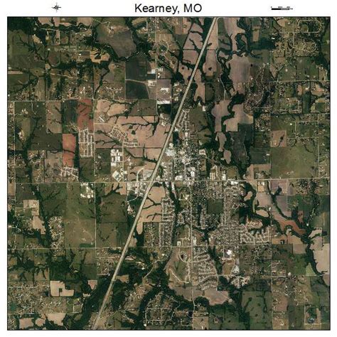 Aerial Photography Map Of Kearney Mo Missouri